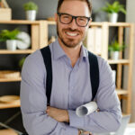 smiling-architect-holding-roll-of-architectural-pr-BRL5ER2.jpg